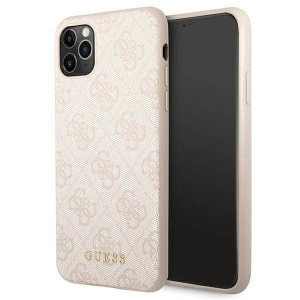 Oryginalne Etui IPHONE 11 PRO MAX Guess Hard Case 4G Metal Gold Logo (GUHCN