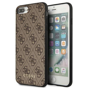 Oryginalne Etui IPHONE 7+ / 8+ Guess Hard Case 4G Metal Gold Logo (GUHCI8LG