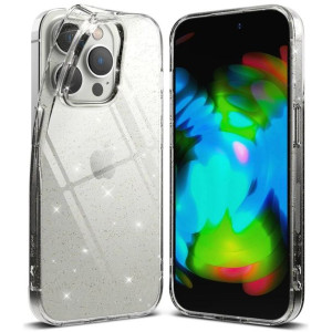 Ringke Air ultracienkie żelowe etui pokrowiec iPhone 14 Pro brokatowo-przez