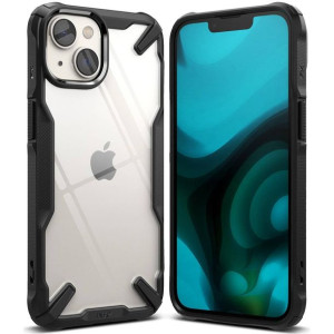 Ringke Fusion X Design etui pancerny pokrowiec z ramką iPhone 14 czarny (FX