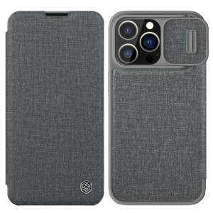 Nillkin Qin Cloth Pro Case etui do iPhone 13 Pro Max osłona na aparat kabur