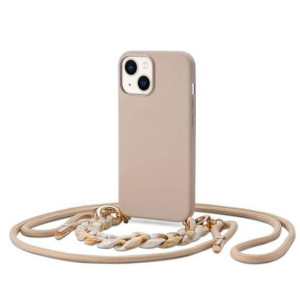 Etui IPHONE 14 Tech-Protect Icon Chain beżowe