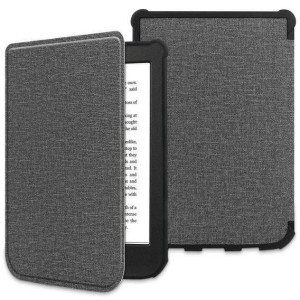 Etui POCKETBOOK COLOR / TOUCH LUX 4 / 5 / HD 3 Tech-Protect SmartCase szare