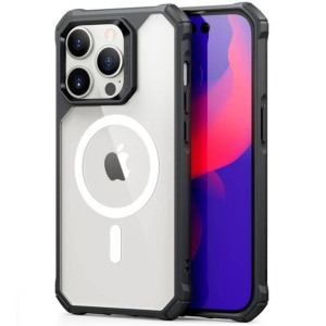 Etui IPHONE 14 PRO ESR Air Armor Halolock MagSafe transparentne czarne