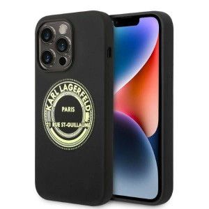 Karl Lagerfeld KLHCP14LSRSGRCK iPhone 14 Pro 6,1" hardcase czarny/black Sil