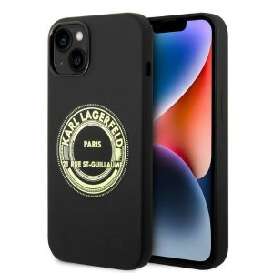 Karl Lagerfeld KLHCP14SSRSGRCK iPhone 14 6,1" hardcase czarny/black Silicon