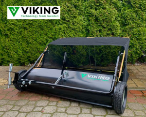 Zbieracz Trawy Liści Viking Traktorka Kłada 120cm