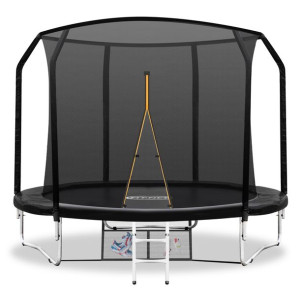 Trampolina Ogrodowa 255cm 8ft Z Siatką I Drabinką
