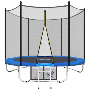 Trampolina Ogrodowa 252cm Z Siatką+drabinka Fitnet