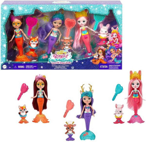 Mattel HCF87 ENCH Królewskie Syrenki