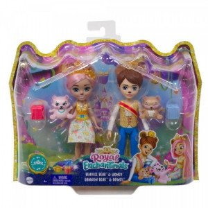 Mattel GYJ07 Ench Lalki królewskie Braylee i Bannon