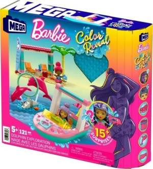 mattel hhw 83 mega bloks barbie przygoda z delfinami