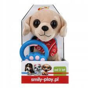Smily piesek chodzący na smyczy 39109