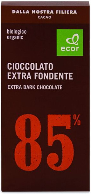 Czekolada gorzka min. 85% kakao BIO 80 g Ecor