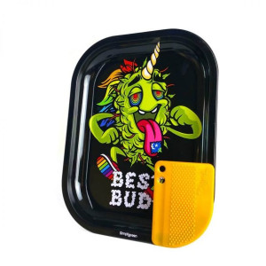 Mała metalowa tacka Jednorożec LSD Best Buds
