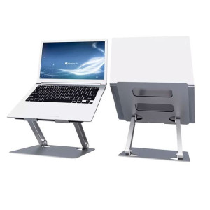 MOZOS LS3-ALU podstawka podkładka pod laptopa aluminiowa metalowa srebrna