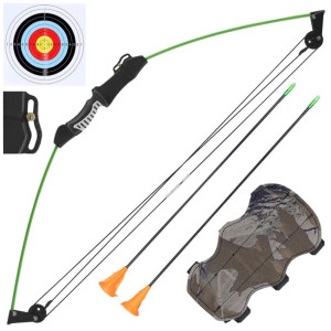 Łuk bloczkowy NXG CB Cadet4 Set 15 lbs młodzieżowy, zielony