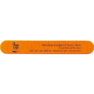 2-Way Mini Nail File pilnik do paznokci dwustronny 180/240 pomarańczowy