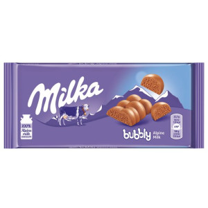 MILKA Czekolada BUBBLY MILK 90G-8szt