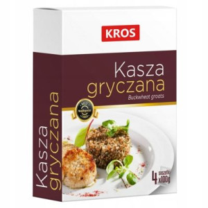 Kros Kasza Gryczana 4 X 100g Kartonik (op12szt)