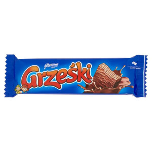GRZEŚKI  wafelek w czekoladzie deserowej 36g 40szt