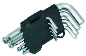 zestaw 9 kluczy imbusowych 1,5 - 10 mm cv