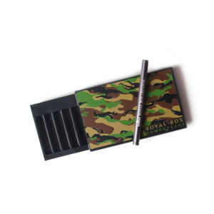 Royal Box Snuff Box - Schowek do tabaki z rurką i podziałką CAMOUFLAGE