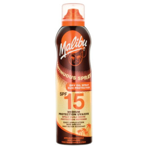 Malibu Lotion Spray Suchy Olejek W Aerozolu SPF15 175ml