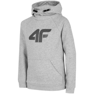 Bluza dla chłopca 4f szary melanż hjz22 jblm002 25m