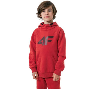 Bluza dla chłopca 4f czerwona hjz22 jblm002 62s