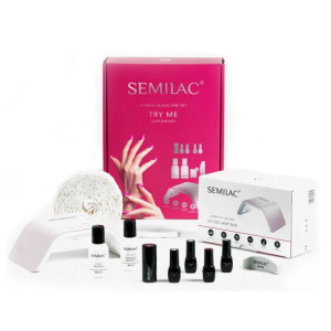 Semilac Zestaw Try Me Do Hybryd Lampa Led + Kolor