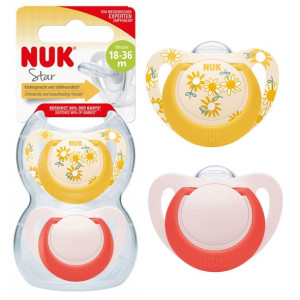 Nuk Smoczek Uspokajający Star Genius 18-36m