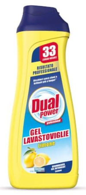 Dual Power cytrynowy żel do zmywarki 660 ml