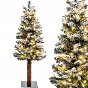Choinka Sztuczna Świerk Jak Żywa 120 Cm Lampki Led
