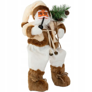 Święty Mikołaj Siedziący 44cm Świąteczny Dekoracja