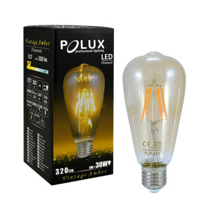 Dekoracyjna E27 filament LED ultraciepła 4W POLUX