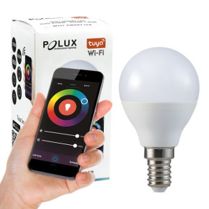 Żarówka Wifi Led Smart Tuya 5w E14 Polux Rgb Cct