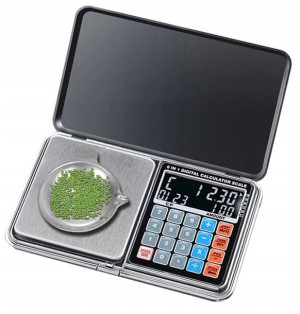 cyfrowa waga kieszonkowa na biżuterię 6W1 LCD