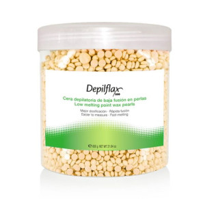 Depilflax 100 Wosk Twardy Bezpaskowy Do Depilacji Perełka 600g Naturalny