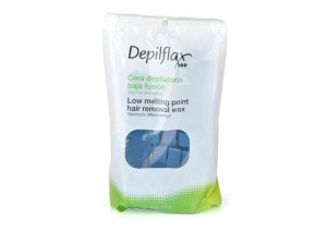 Depilflax Wosk Twardy Bezpaskowy Do Depilacji 1kg Azulen