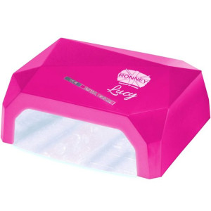 Profesjonalna lampa do paznokci CCFL + LED 36W CIEMNO ROZOWA   