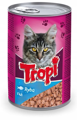 Mokra Karma Dla Kota Puszka Mięso Ryba 415g