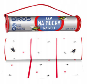 Bros Lep Pułapka Preparat Na Muchy Owady Na Roli