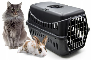 Transporter Duży Dla Psa Kota Królika Klatka Box