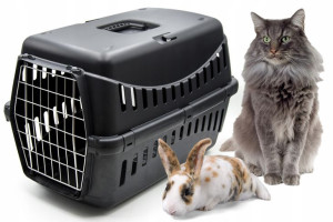 Transporter Duży Dla Psa Kota Królika Klatka Box