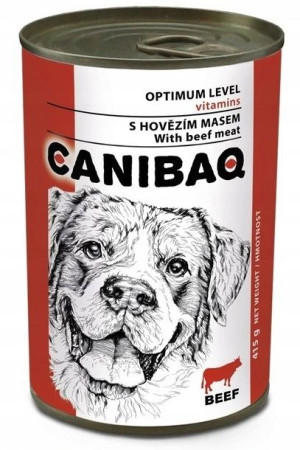 Karma Mokra Dla Psa Puszka Wołowina 415g