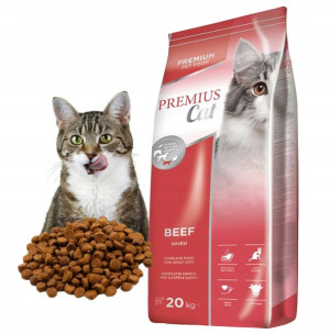 Sucha Karma Dla Kota Premius Cat Wołowina 20kg