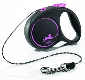 Smycz Dla Psa Kota Flexi Black Design Linka 3m Xs