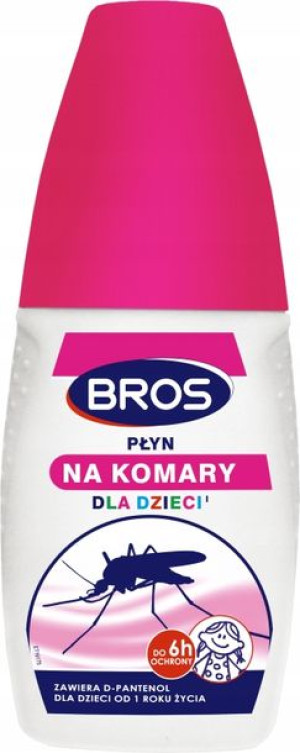 Bros Płyn Na Komary Dla Dzieci Preparat 50 Ml