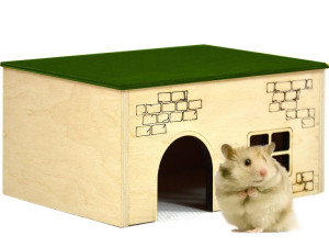 Drewniany Domek Klatka Dla Chomika Myszki Gryzonia
